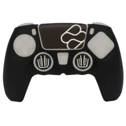 FR-TEC FUNDA DE SILICONA + GRIPS PARA JOYSTICKS CUSTOM KIT DUALSENSE PARA PS5 - MEJORA EL TACTO Y EVITA MANOS SUDOROSAS - PROTECCION Y FACIL INSTALACION - MEJOR AGARRE - INCLUYE STICKER TOUCHPAD - COL