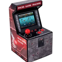 FR-TEC MINI MAQUINA ARCADE ITAL - PANTALLA 2.5 TFT - 240 JUEGOS RETRO - ALIMENTACION CON 3 PILAS AA - VOLUMEN AJUSTABLE - MEDIDAS 15X9X8.8CM - COLOR VARIOS