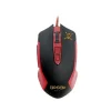 FR-TEC ONE PIECE RATON USB HASTA 8000DPI - ILUMINACION LED ROJO - 5 BOTONES - CABLE TRENZADO - COLOR ROJO/NEGRO