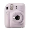 FUJIFILM INSTAX MINI 12 LILAC PURPLE CAMARA INSTANTANEA - TAMAÑO DE IMAGEN 62X46MM - FLASH AUTO - EXPOSICION AUTOMATICA - MINI ESPEJO PARA SELFIES - MODO PRIMER PLANO