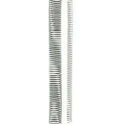 GBC CAJA DE 100 ESPIRALES DE ENCUADERNACION METALICOS 5:1 DE 16MM - COLOR NEGRO