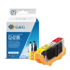 G&G CANON CLI521 NEGRO CARTUCHO DE TINTA GENERICO - REEMPLAZA 2933B001