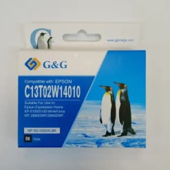 G&G EPSON 502XL NEGRO CARTUCHO DE TINTA GENERICO - REEMPLAZA C13T02W14010/C13T02V14010