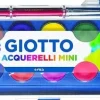 GIOTTO PACK DE 12 ACUARELAS MINI 23MM. - COLORES LUMINOSOS - EVITA LA DISPERSION DEL AGUA