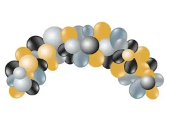 GLOBO 100% LATEX BIODEGRADABLE GUINARLDA ARCO METALLIC COLORES 55 UNIDADES COLORES METALICOS