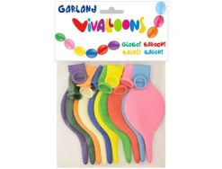 GLOBO 100% LATEX BIODEGRADABLE BLISTER DE 10 UNIDADES COLORES SURTIDOS