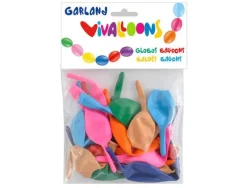 GLOBO 100% LATEX BIODEGRADABLE BLISTER DE 20 UNIDADES COLORES SURTIDOS