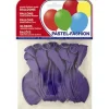 GLOBOS FORMA REDONDA COLOR LILA MORADO 20 UDS CS63222