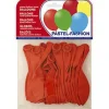 GLOBOS PASTEL ROJO BOLSA DE 20 UNIDADES