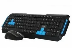 3GO DRILE H2 PACK USB TECLADO MULTIMEDIA + RATON 1000DPI 5 BOTONES + AURICULARES CON MICROFONO - USO AMBIDIESTRO - COLOR NEGRO