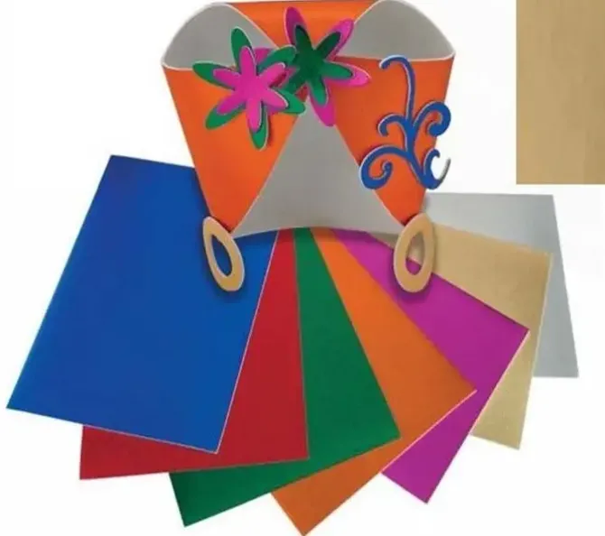 GOMA EVA FAJEDA 400X600X2 MET.ORO P3