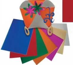 GOMA EVA FAJEDA 400X600X2 MET.ROJO P3