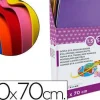 GOMA EVA LIDERPAPEL EXPOSITOR DE 50 PLANCHASX10 COLORES SURTIDOS 50X70 CM 1,5 MM ESPESOR