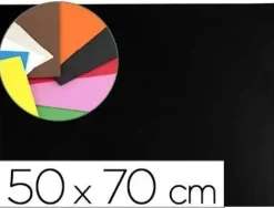 GOMA EVA LIDERPAPEL 50X70CM 60G/M2 ESPESOR 1.5MM NEGRO
