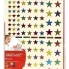 GOMETS APLI BOLSA PERMANENTES 6H ESTRELLAS MULTICOLOR 7 COL.SURT.(METALIZADOS) 624 UDS. (18396)