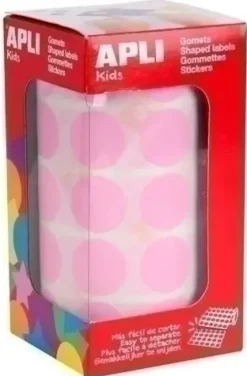 GOMETS APLI ROLLO 59H CIRCULO Ø 20 MM ROSA 1.770 UDS. (11489)