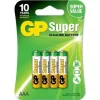 GP PACK DE 4 PILAS SUPER ALCALINAS LR03 AAA 1.5V