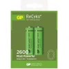GP RECYKO PACK DE 2 PILAS RECARGABLES 2600MAH AA 1.2V - PRECARGADAS - CICLO DE VIDA: HASTA 1.000 VECES