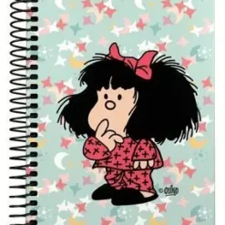 GRAFOPLAS CUADERNO FORRADO A6 CUADRO 5 MM MAFALDA 25 25 PIJA