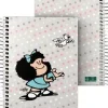 GRAFOPLAS CUADERNO FORRADO A6 CUADRO 5 MM MAFALDA 25 25 BIRD