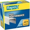 GRAPAS RAPID N 24/6 STRONG GALVANIZADA CAJA DE 5000 UNIDADES
