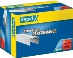 GRAPAS RAPID SUPER STRONG 73/12 MM. GALVANIZADAS CAJA DE 5000