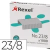 GRAPAS REXEL 23/8 ACERO CAJA DE 1000 UNIDADES