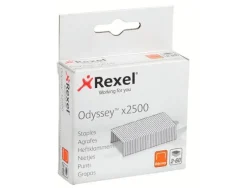 GRAPAS REXEL ODYSSEY GALVANIZADA CAJA DE 2500 UNIDADES