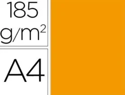 GUARRO CARTULINA GUARRO DIN A4 MANDARINA 185 GR