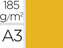 #GUARRO CASAS 50 HOJAS CARTULINA IRIS FORMATO A3 230 G. ORO METALIZADO REF. 0005834