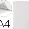HOJA ALBUM LIDERPAPEL AUTOADHESIVA BLANCA TIPO HOFMANN