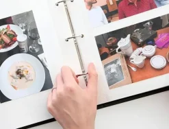 HOJAS ALBUM DE FOTOS 10 AUTOADHESIVAS PARA ANILLAS H14