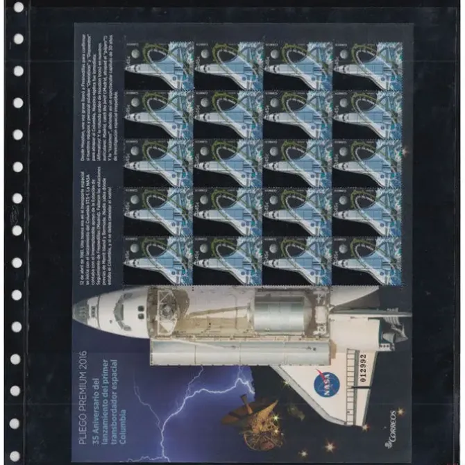 HOJAS ALBUM SELLOS 1001