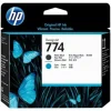 HP 774 CABEZAL DE IMPRESION ORIGINAL - NEGRO MATE, CYAN - P2W01A