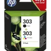 HP 303 NEGRO + COLOR PACK DE 2 CARTUCHOS DE TINTA ORIGINALES - 3YM92AE
