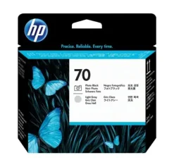 HP 70 NEGRO PHOTO/GRIS CLARO CABEZAL DE IMPRESION ORIGINAL - C9407A