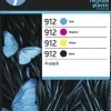 HP 912 PACK DE 4 CARTUCHOS DE TINTA ORIGINALES - 6ZC74AE