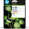 HP 924 PACK DE 4 CARTUCHOS DE TINTA ORIGINALES - 6C3Z1NE