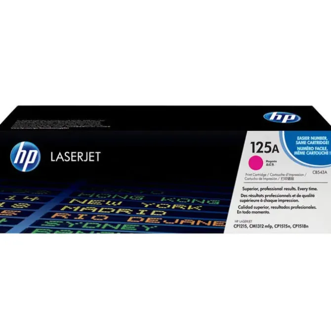 HP CB543A MAGENTA CARTUCHO DE TONER ORIGINAL - 125A