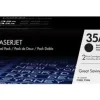 HP CB435A NEGRO PACK DE 2 CARTUCHOS DE TONER ORIGINALES - 35A