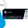 HP CF401A CYAN CARTUCHO DE TONER ORIGINAL - 201A