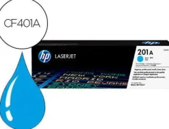 HP CF401A CYAN CARTUCHO DE TONER ORIGINAL - 201A