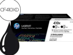 HP CF410X NEGRO PACK DE 2 CARTUCHOS DE TONER ORIGINALES - 410X