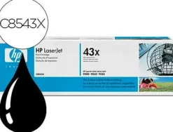 HP C8543X NEGRO CARTUCHO DE TONER ORIGINAL - 43X