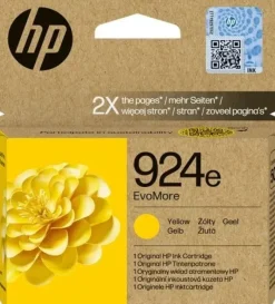 HP 924E AMARILLO CARTUCHO DE TINTA ORIGINAL - 4K0U9NE