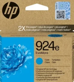 HP 924E CYAN CARTUCHO DE TINTA ORIGINAL - 4K0U7NE