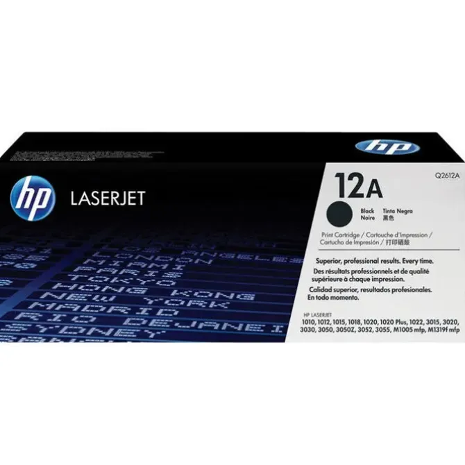 HP Q2612A NEGRO CARTUCHO DE TONER ORIGINAL - 12A