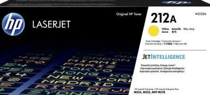 HP W2122A AMARILLO CARTUCHO DE TONER ORIGINAL - 212A