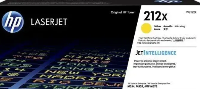 HP W2122X AMARILLO CARTUCHO DE TONER ORIGINAL - 212X