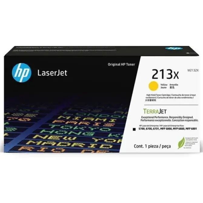 HP W2132X AMARILLO CARTUCHO DE TONER ORIGINAL - 213X